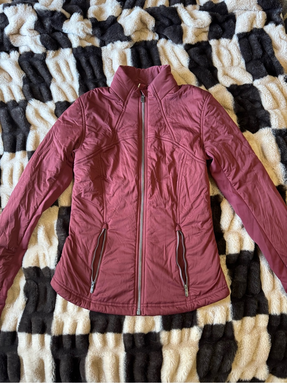 lululemon athletica Quilted Lightweight Jacket in Mauve